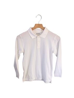 George White Long Sleeve School Uniform Polo Size Large (10–12)